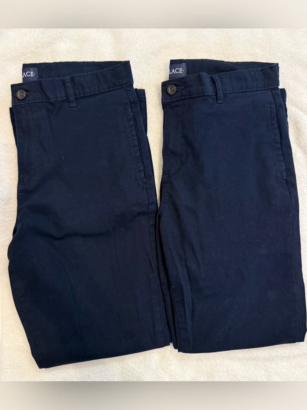 The Children's Place Navy Blue Boys Chino Pants Size 14 Husky